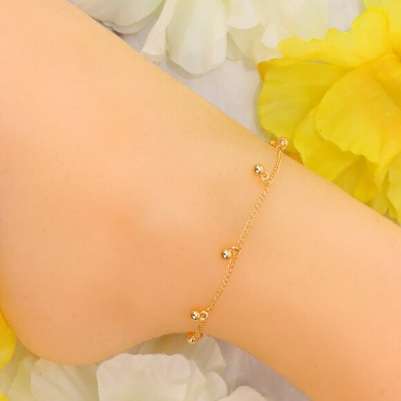 Minimalist Anklet, Sleek & Modern Design, Women’s Fashion, YC110206-A - Picture 4 of 10